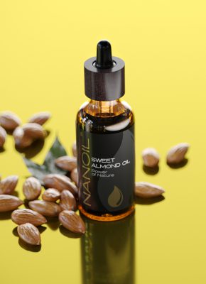 Pure almond oil nanoil