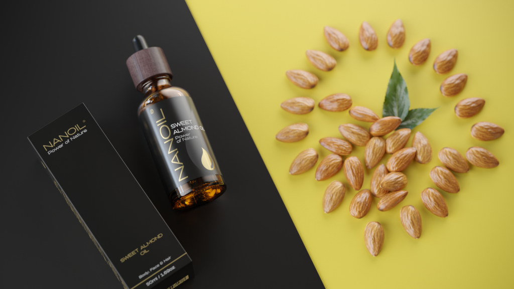 Nanoil sweet almond oil